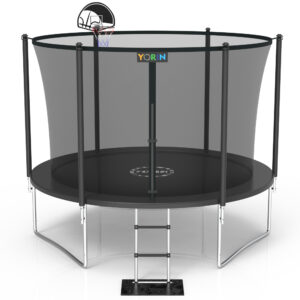 YORIN Trampoline for 3-4 Kids, 10FT Trampoline for Adults