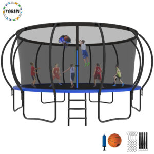 YORIN Trampoline for 10 Kids, 16 FT Trampoline for Adults