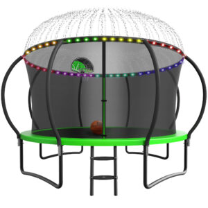 YORIN Trampoline, 12 FT Trampoline for 5-6 Kids Adults with Enclosure Net