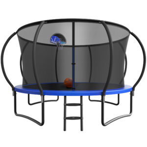 YORIN Trampoline, 12FT Trampoline for Adults and Kids, 1200LBS Trampoline