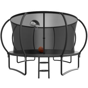 YORIN Trampoline, 12 FT Trampoline for 5-6 Kids Adults with Enclosure Net