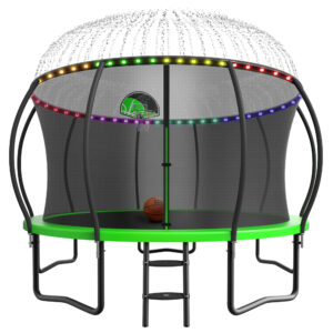 YORIN Trampoline, 14 FT Trampoline for 7-8 Kids Adults with Enclosure Net