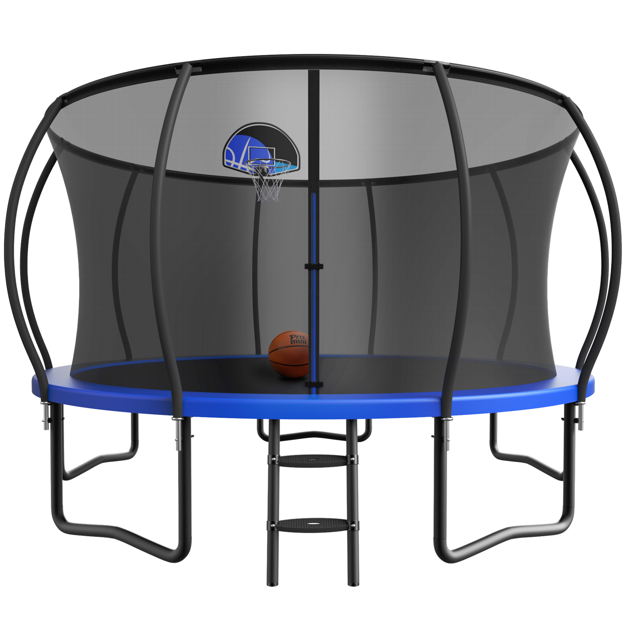 YORIN Trampoline, 14 FT Trampoline for 7-8 Kids Adults with Enclosure Net,