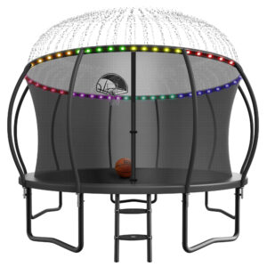 YORIN Trampoline, 14 FT Trampoline for 7-8 Kids Adults with Enclosure Net