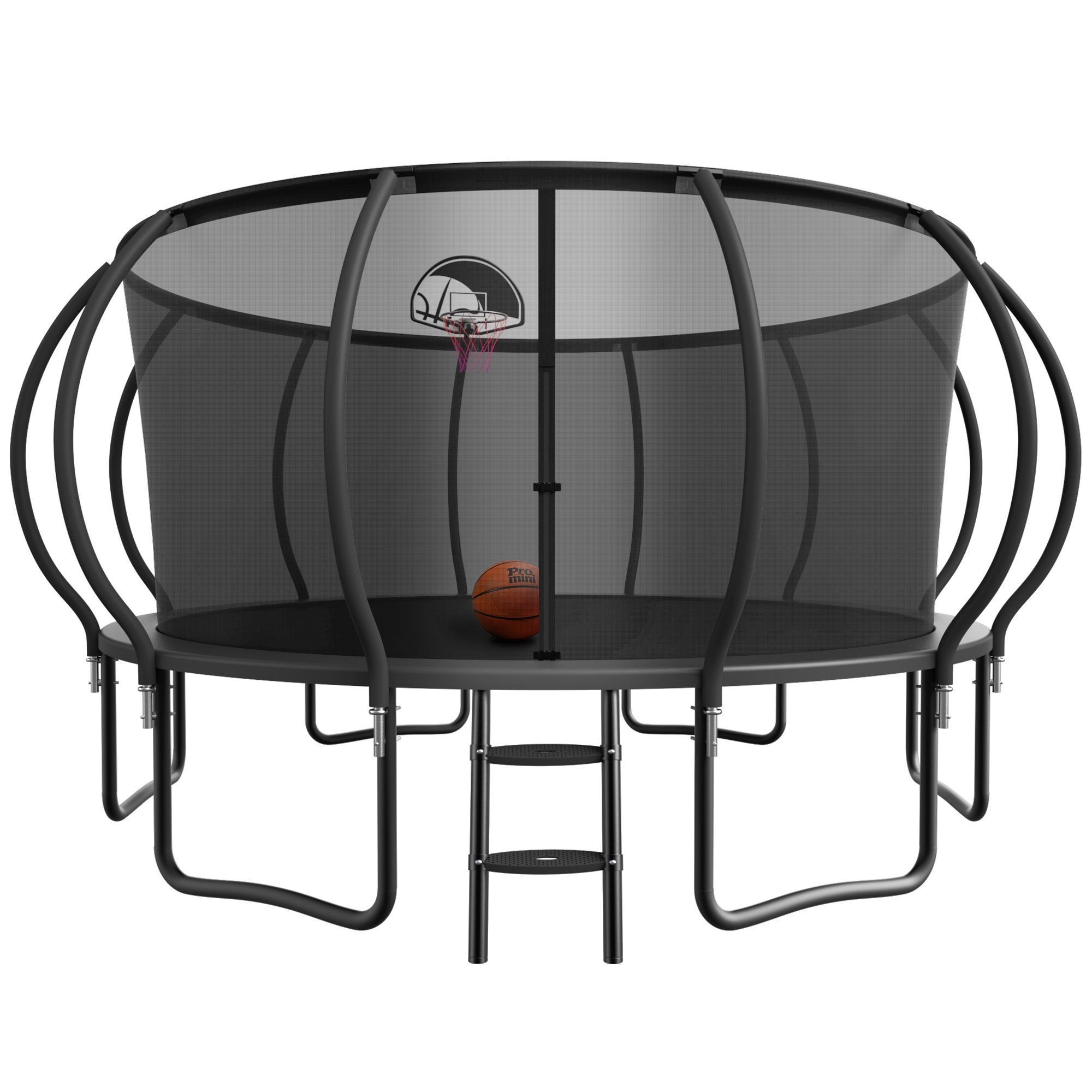 YORIN Trampoline, 15 FT Trampoline for 8-9 Kids Adults with Enclosure Net