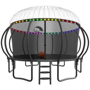 YORIN Trampoline, 16 FT Trampoline for 10 Kids Adults with Enclosure Net
