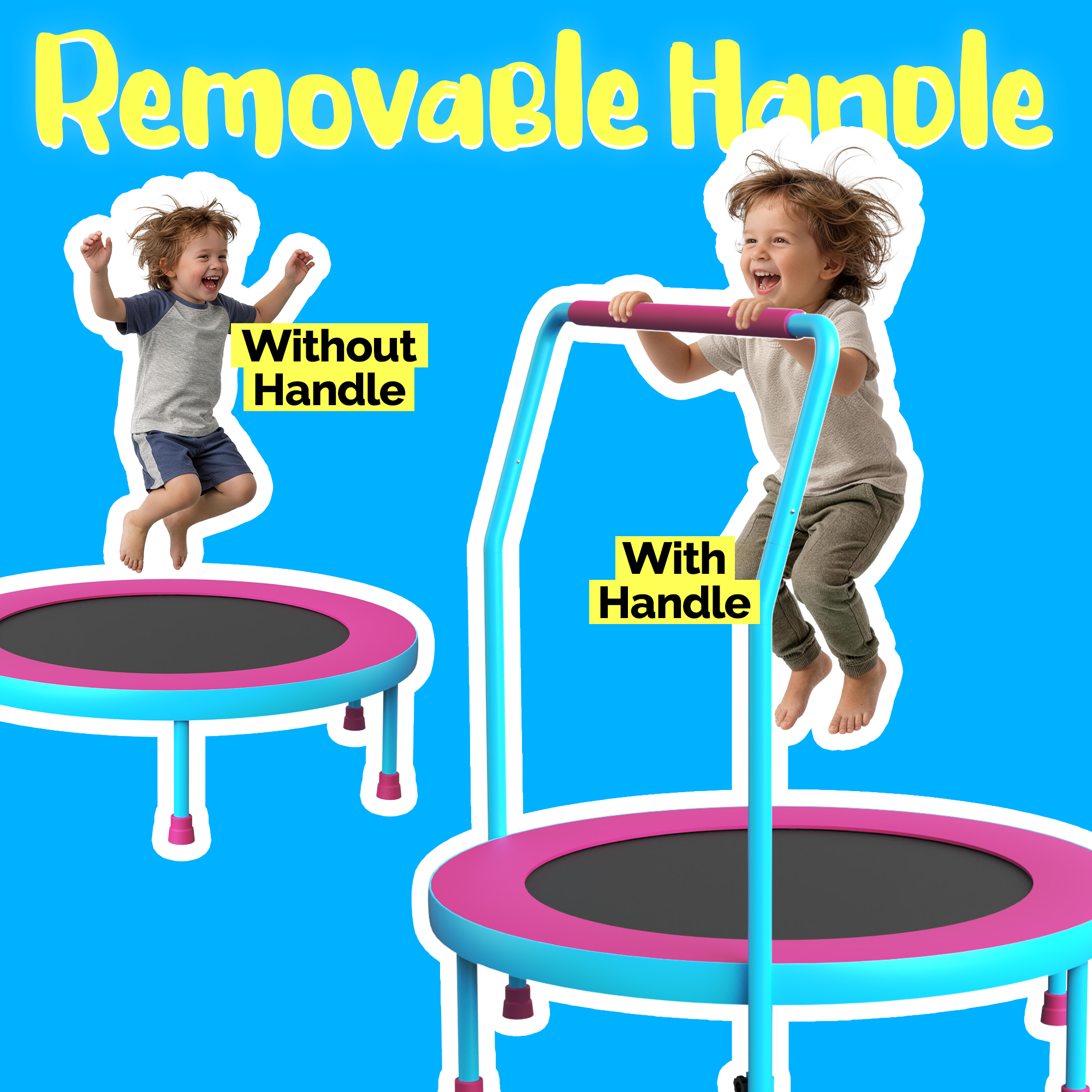 YORIN 36" Trampoline for Kids, 3FT Mini Toddler Trampoline - Image 6