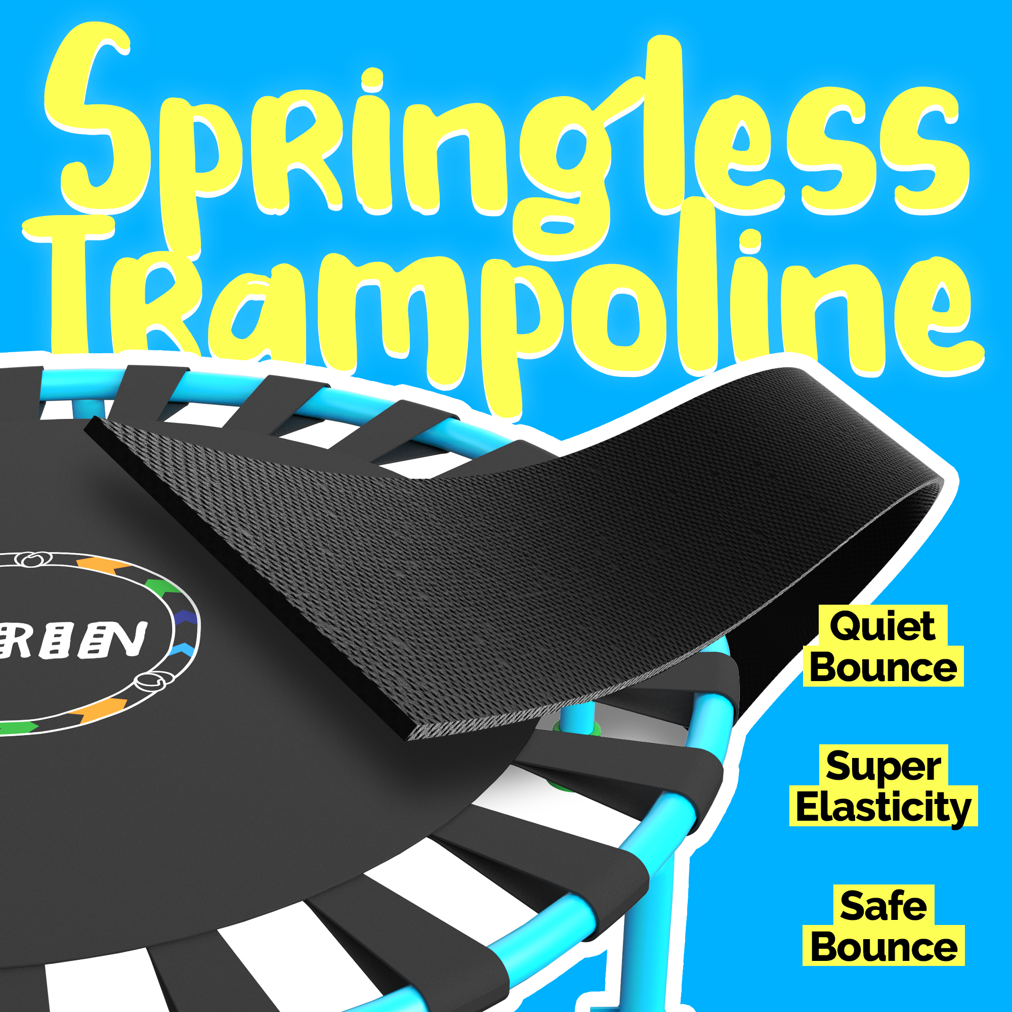 YORIN 36" Trampoline for Kids, 3FT Mini Toddler Trampoline - Image 7