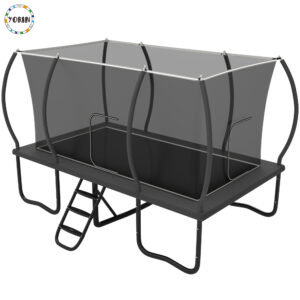 YORIN Trampoline, 8FT x 14FT Rectangular Trampoline for Kids