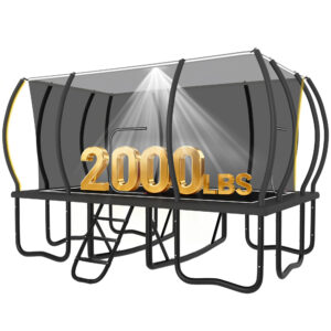 YORIN Trampoline, 10FT x 17FT Rectangular Trampoline for Kids Adults