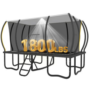 YORIN Trampoline, 9FT x 15FT Rectangular Trampoline for Kids Adults