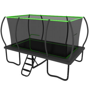 YORIN Rectangle Trampoline for Kids Adults, 8FT x 14FT Rectangular Heavy-Duty 1760LBS Outdoor Trampoline