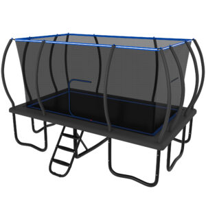 YORIN Rectangle Trampoline for Kids Adults, 8FT x 14FT Rectangular Heavy-Duty 1760LBS Outdoor Trampoline
