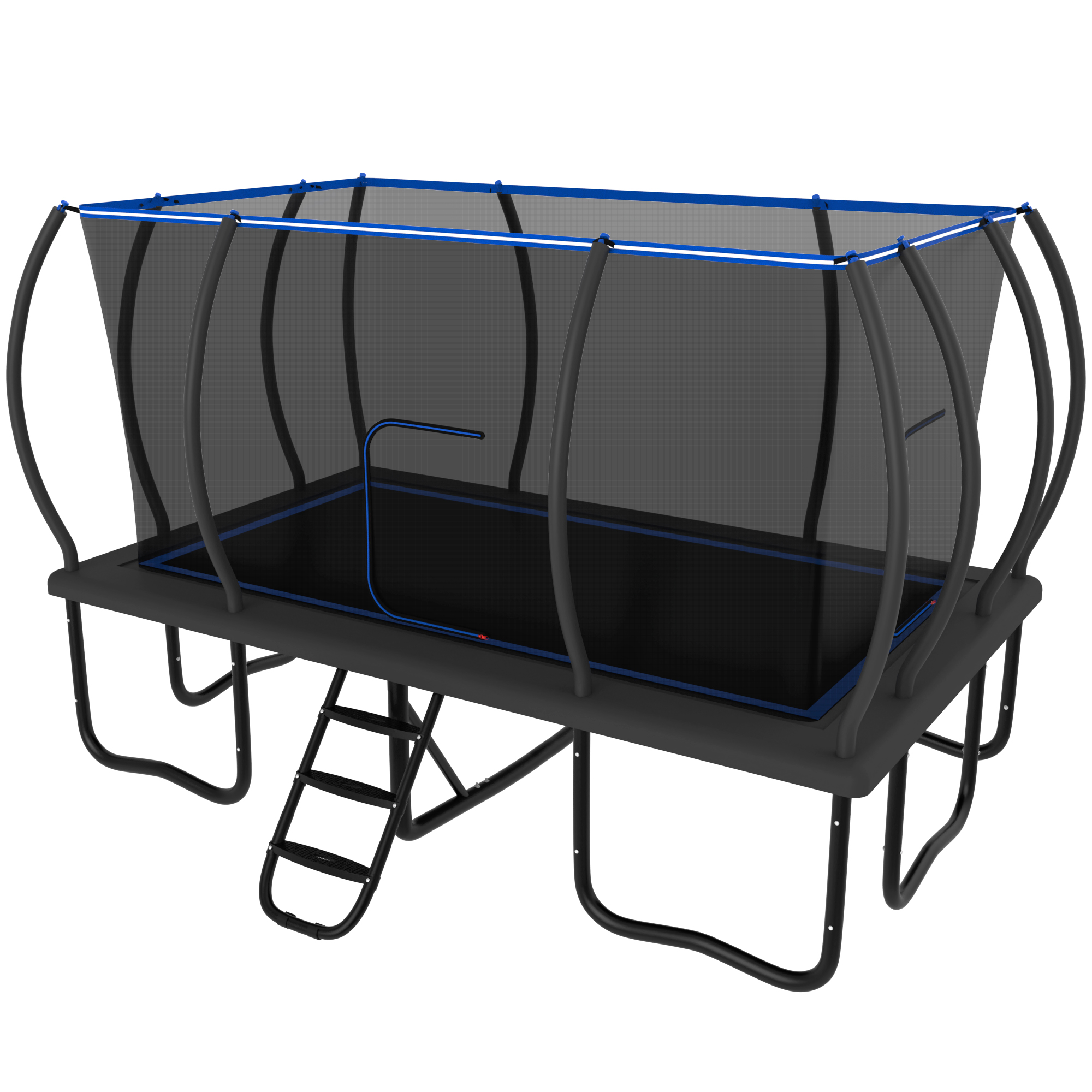 YORIN Trampoline, 9FT x 15FT Rectangular Trampoline for Kids Adults, 1800LBS Recreational Large Trampolines