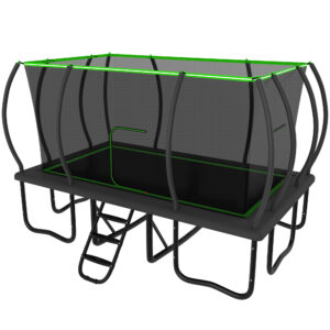YORIN Trampoline, 10FT x 17FT Rectangular Trampoline for Kids Adults, 2000LBS Recreational Large Trampolines