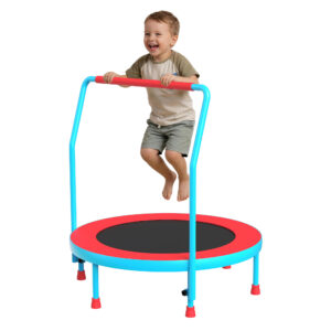 YORIN 36" Trampoline for Kids, 3FT Mini Toddler Trampoline, Red