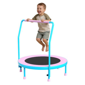 YORIN 36" Trampoline for Kids, 3FT Mini Toddler Trampoline, Pink